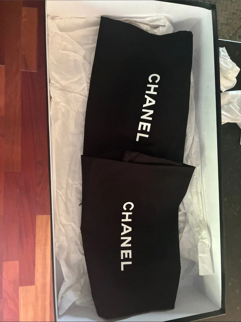 CHANEL Black Quilted Leather Knee-High Heeled Boots *Brand New